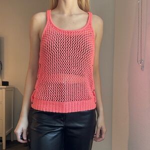 Guess Coral Knit Tank Top